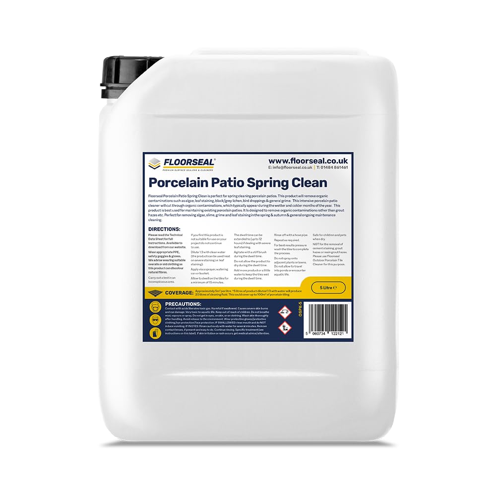Porcelain Patio Spring Clean