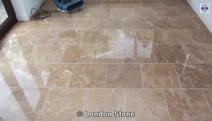 Our Diamond polishing Travertine creates superb results