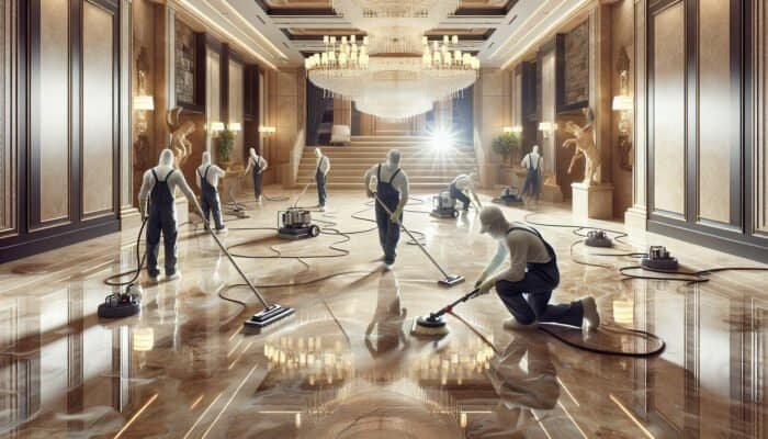 Travertine Floor Cleaning in Sutton Revives Stone Shine