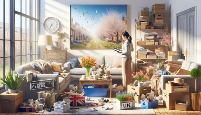 Tips for Clearing a UK Home for Spring Resale