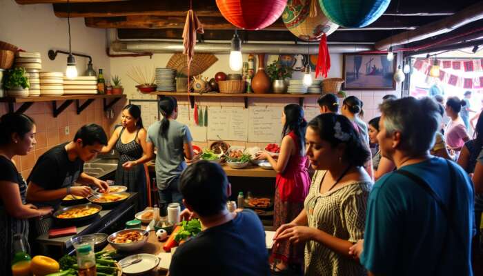 Students taking part in cultural activities while learning Spanish in San Miguel de Allende