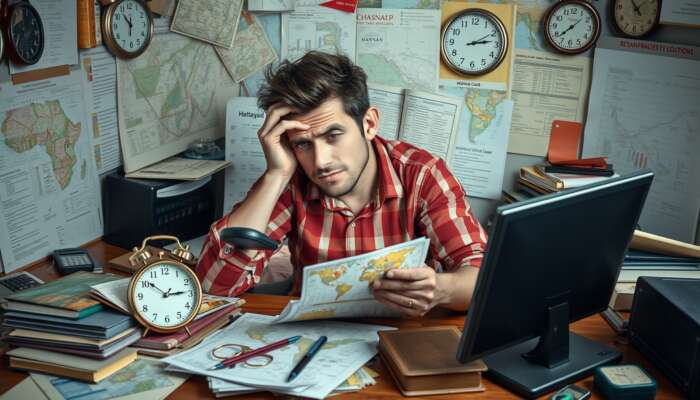 Traveller comparing Belize trip options, logistics, and accommodation choices while planning the ideal base