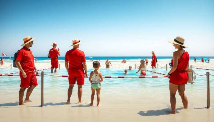 Placencia beach safety tips, sun protection, and family-friendly beach atmosphere