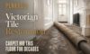 Victorian Tile Restoration Hidden Under Carpet