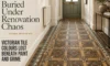 Victorian Tile Restoration After Paint Spills