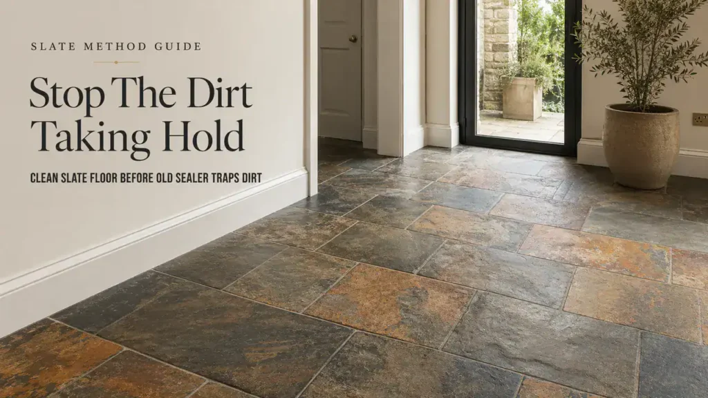 Clean Slate Floor: Prevent Dirt from Trapping Under Sealer