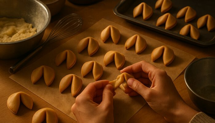 Custom Messages in Homemade Fortune Cookies