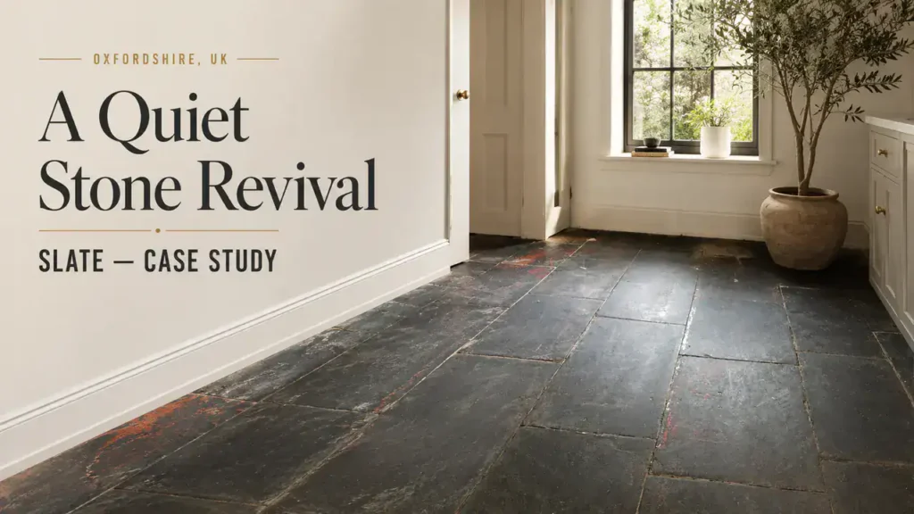 Slate Floor Cleaning Revived a Stunning Corris Floor