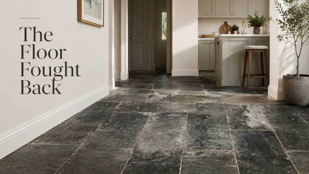 Slate Floor Restoration: What to Do When Cleaning Fails