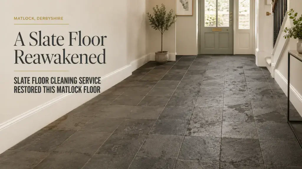Slate Floor Cleaning Service Revitalises Floors in Matlock