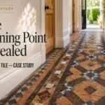 Victorian Tile Floor Hidden Under Years of Neglect