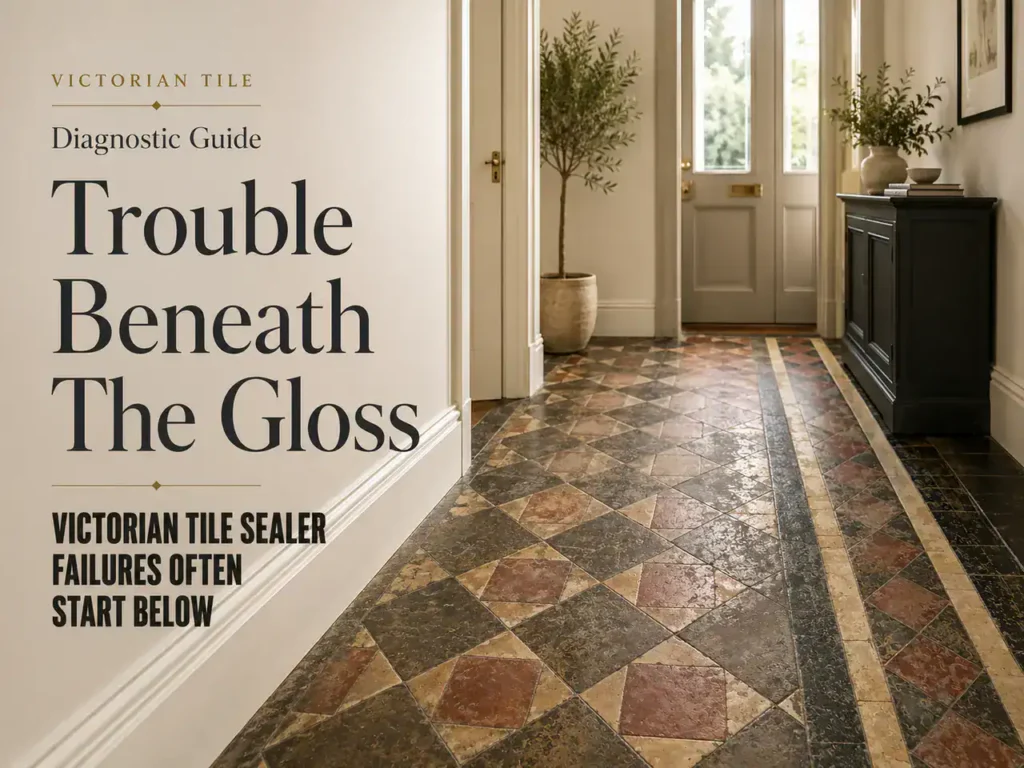 Victorian Tile Sealer Issues Often Begin Beneath