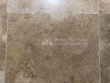 Travertine Polishing Services in Gloucester for Dull Floors