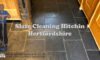 Slate Floor Restoration After Failed Lithofin Treatment