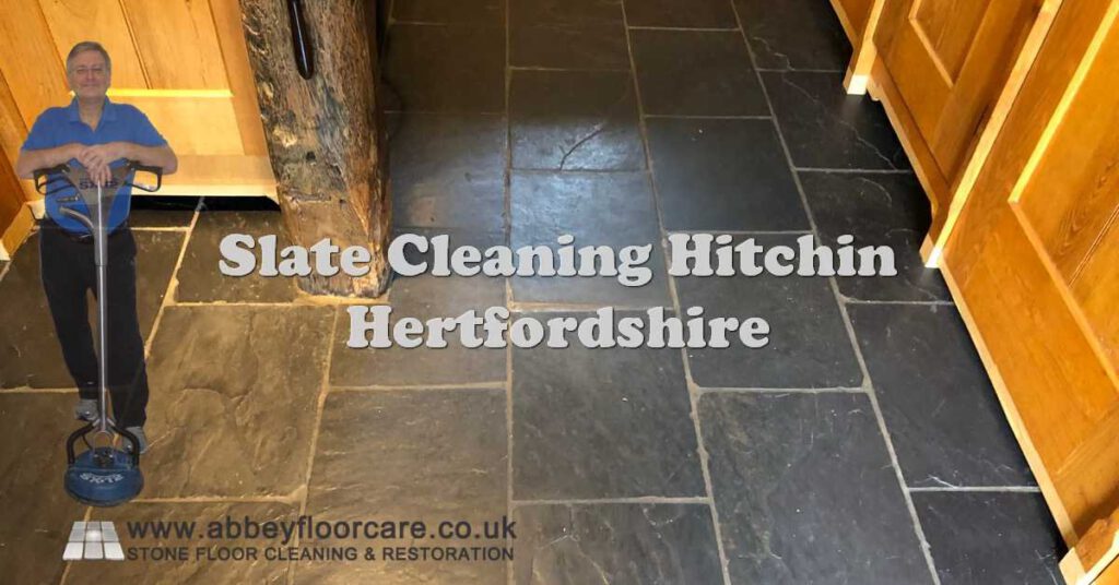 Slate Floor Restoration After Failed Lithofin Treatment