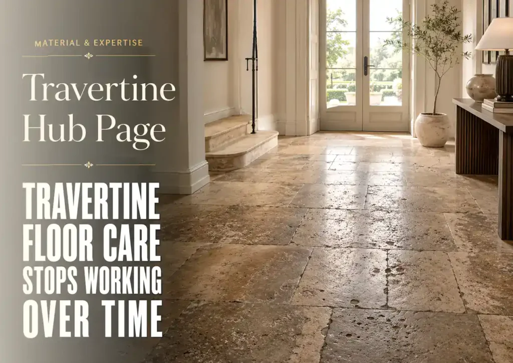 Travertine Floors: Expert Restoration Services Required