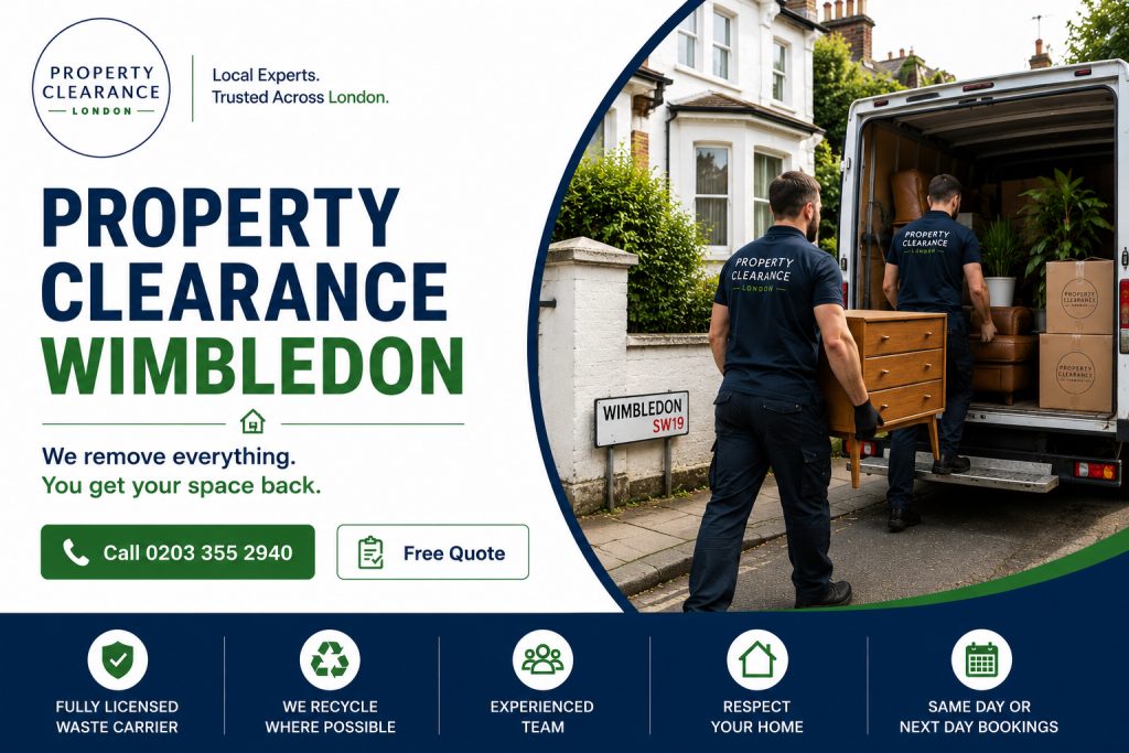 Property Clearance Services in Wimbledon