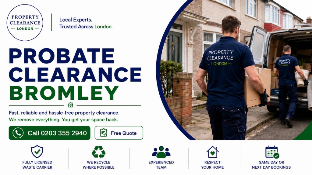 Probate House Clearance in Bromley: Expert Guidance Available