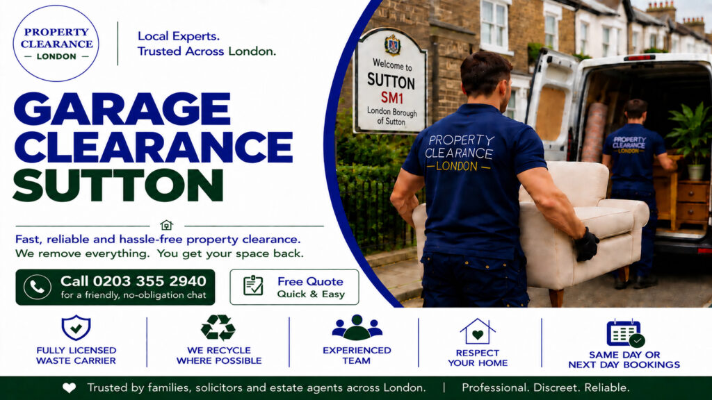 Garage Clearance Services: Expert Assistance in Sutton