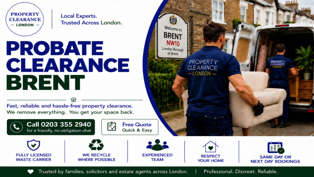 Probate House Clearance Services by Local Experts in Brent