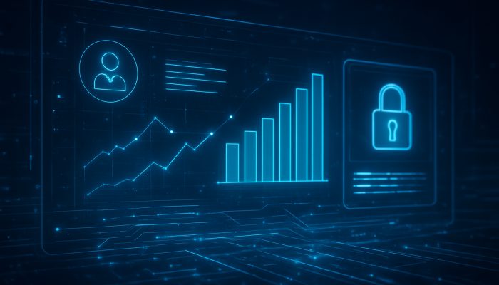 Directing Lenders to Your New Budget: Essential Guidance | DCL Futuristic holographic dashboard with glowing financial charts connecting lenders and borrowers in real time.