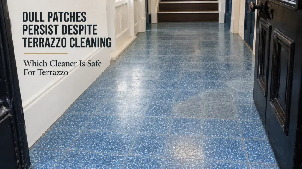 Terrazzo Cleaning Fails to Remove Dull Patches